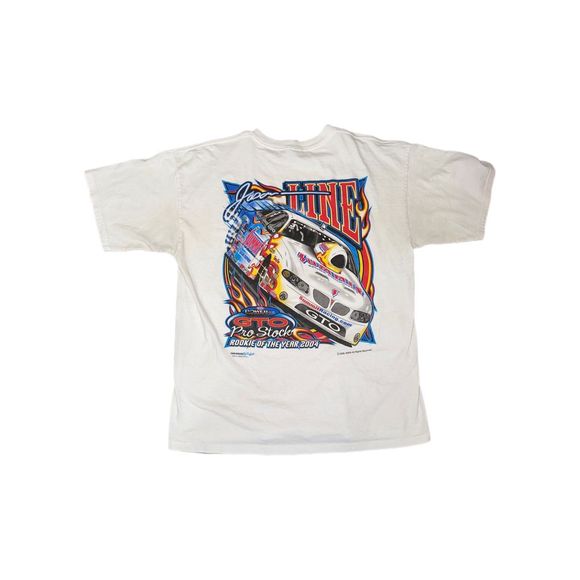 Vintage Jason Line 2004 GTO Pro Stock Rookie of the Year Tee - Picture 1 of 5